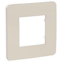 Рамка Unica Studio 1м шампань/белый (упак-10шт) SchE          