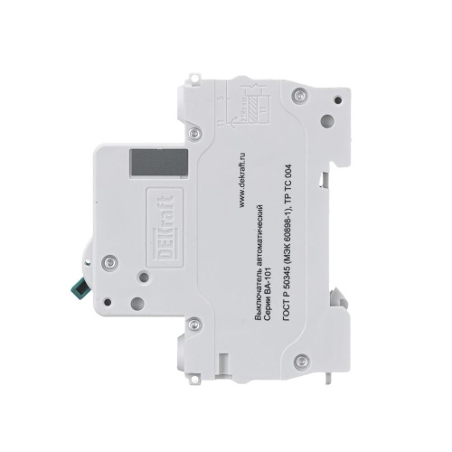 Автоматический выключатель 1п 20А С ВА-101 DEKraft                                         фото 4                    