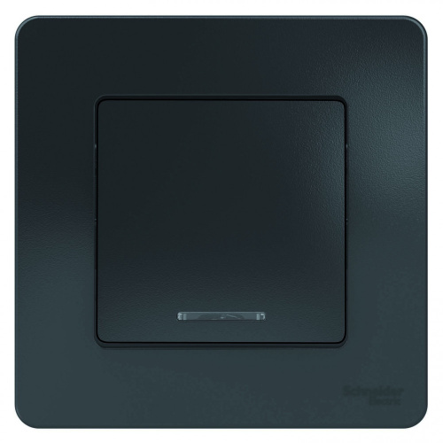 Выключатель с/у Бланка 1кл антрацит IP20 10А с инд. (упак-10шт) SchE                                         фото 2                    