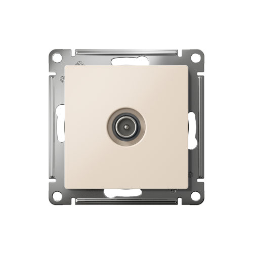 Розетка с/у AtlasDesign TV 1м бежевый механизм 1DB оконечная (упак-10шт) SchE                                         фото 2                    