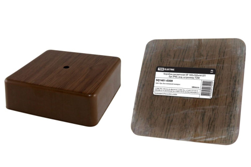 Коробка распаячная КР 100х100х44 ОП бук IP40, инд. штрихкод ТДМ                                        