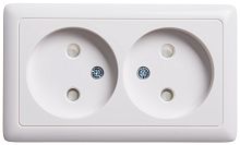 Розетка о/у Хит 2м б/з с/ш белый IP20 16А 250В SchE          