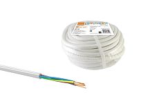 Провод ПВС 5х1,5 (20м) монтажно-бытовой, белый, Народный ТДМ          