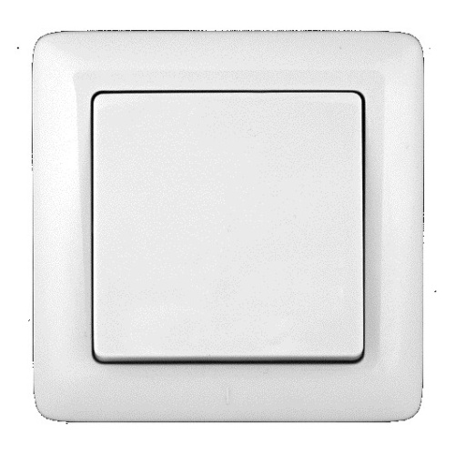 Выключатель ХИТ С/У 1-клавишный 6А, 250В, БЕЛЫЙ. Россия SchE                                         фото 2                    