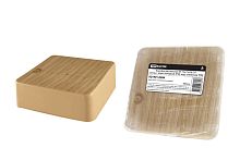 Коробка распаячная КР 75х75х28 ОП сосна, с клем. колодкой, IP40, инд. штрихкод ТДМ          