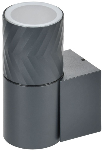 LIGHTING Светильник уличный 5107 настенный под лампу GU10 IP65 серый IEK                                        