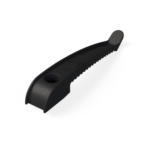 Держатель кабеля односторонний для прямого монтажа черный (20шт/240шт уп/кор) Промрукав                                        