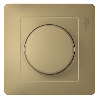 Диммер с/у GLOSSA титан в сборе 300Вт светорегулятор поворотный (упак-2шт) SchE          