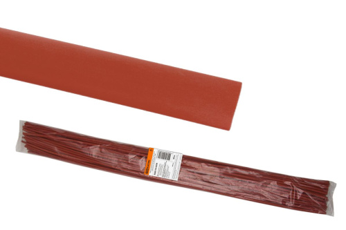 Термоусаживаемая трубка 20/10 красная по 1м (50 м/упак) ТУТнг ТДМ                                        