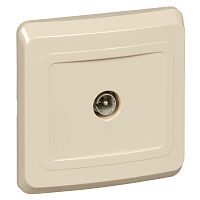 Розетка с/у Этюд TV 1м кремовый 1dB (индивид.) (упак-12шт) SchE          