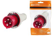 Вилка 034 3Р+РЕ 63А 380В IP54 ТДМ          