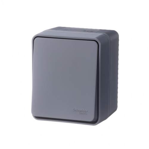 Переключатель о/у AtlasDesign Profi54 1кл антрацит IP54 10А SchE                                        