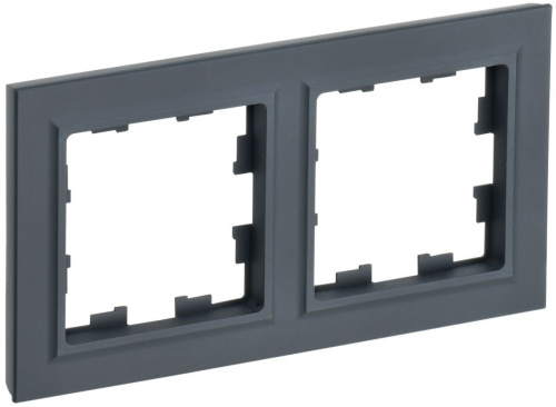 Рамка BRITE 2м графит ИЭК                                        