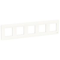 Рамка Unica Studio 5м белый, универсальная (упак-5шт) SchE          