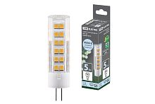 Лампа светодиодная  5Вт G4 12В 4000К AC/DC, SMD, 16x57 мм ТДМ          