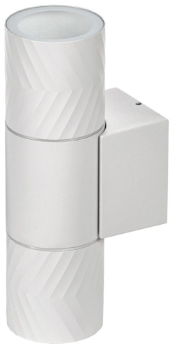 LIGHTING Светильник уличный 5108 настенный под лампу 2хGU10 IP65 белый IEK                                        