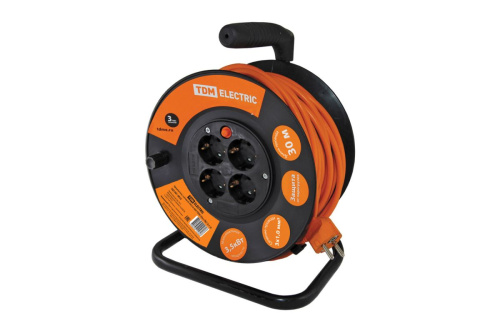 Удлинитель силовой УКз16-004 (4 места/30м ПВС 3х1,0) ТДМ                                        