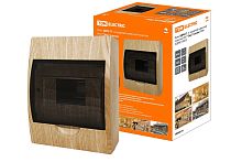 Бокс пластиковый ЩРН-П-6 148х200х95 IP41 Эко сосна ТДМ          