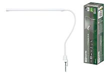 Светильник светодиодный струбцина СН-40, гибкий, сенсор-диммер, 220 В, 10Вт, 5000 К, белый, TDM          