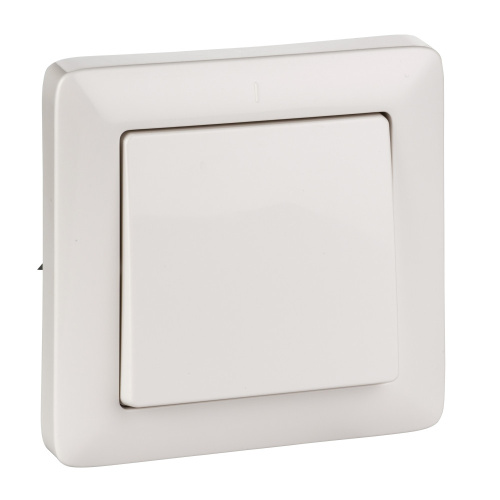 Выключатель ХИТ С/У 1-клавишный 6А, 250В, БЕЛЫЙ. Россия SchE                                        