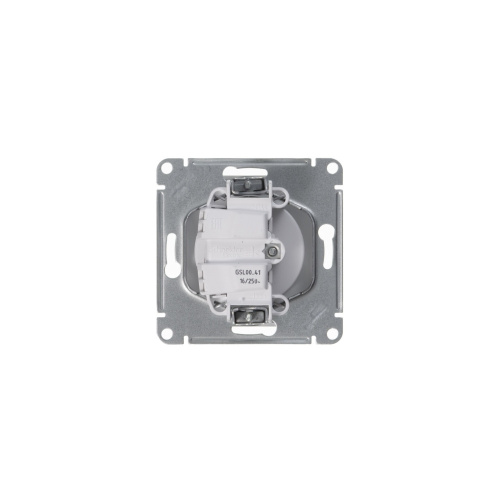 Розетка с/у GLOSSA 1м б/з белый IP20 механизм 16А (упак-20шт) SchE                                         фото 2                    