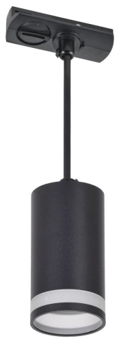 LIGHTING Светильник 4117 декоративный трековый подвесной под лампу GU10 черный IEK                                        