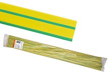 Термоусаживаемая трубка 30/15 желто-зеленая по 1м (25 м/упак) ТУТнг ТДМ          