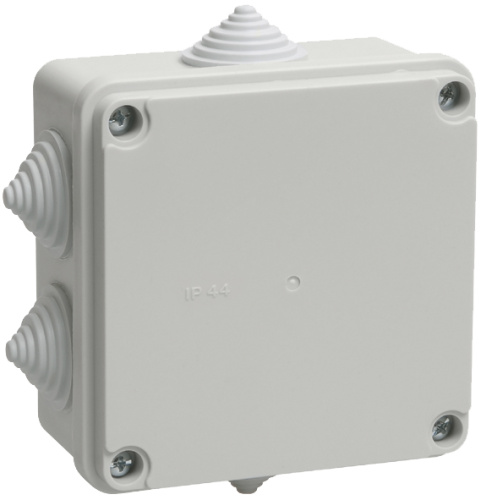 Коробка распаячная для о/п 100х100х50мм (6 гермоввода) IP55 ИЭК                                        