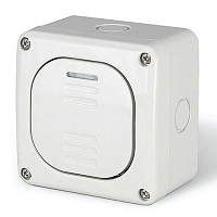 Выключатель однополюсный, одноклавишный, настенный          