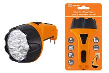 Фонарь «Комета 3» ручной аккумуляторный, 15 светодиодов, 1,1Ач 230В вилка, ТДМ          