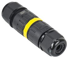 Коннектор кабельный герметичный WTP-102 3 PIN IP68 IEK          