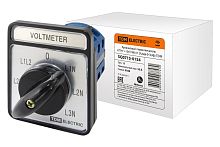 Переключатель кулачковый 10А 7 положений (д/вольтметра) КПУ11-10/3186 ТДМ          