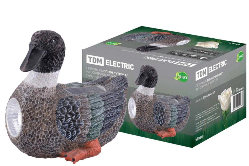 Светильник  ПП-095 "Уточка", на солнечных батареях, 28x23x16 см,  TDM                                        