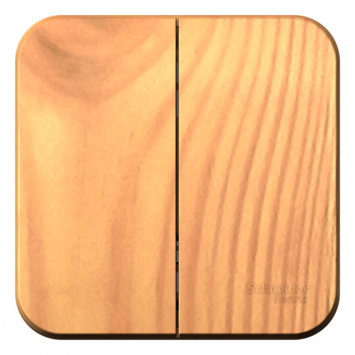 Выключатель о/у Бланка 2кл ясень IP20 10А с изол.пл. (упак-15 шт) SchE                                        